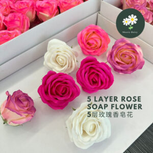5 Layer Rose Soap Flower 五层玫瑰香皂花 Bunga Sabun Wangi Hiasan