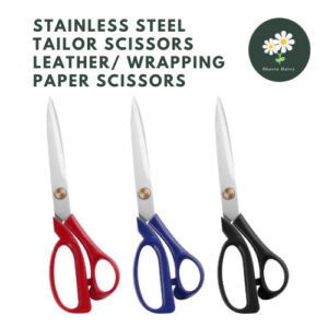 Stainless Steel Tailor Scissors Leather Scissors Wrapping Paper Scissors Quick Scissors不锈钢裁缝大剪刀皮革剪子包装纸剪刀快速剪刀