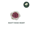 Dusty Rose Heart