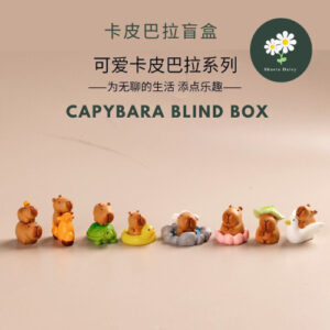 Capybara Blind Box 卡皮巴拉随机Randomly Capybara Mini Cartoon （No box）