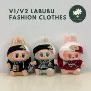V1 and V2 Labubu Fashion Clothes (Only Clothes) Clothes Set