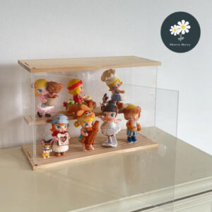 2 Layer Display Box Cabinet Transparent 盲盒收纳盒/玩具收纳盒/办公收纳盒/防尘收纳盒/盲盒展示盒/娃娃展示盒透明重叠
