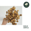 Gold 40 pcs