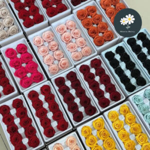 GRADE A Preserved Flower Rose 3-4cm Per BOX A级永生花玫瑰