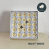 5pcs Milky White