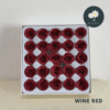 5pcs Wine Red